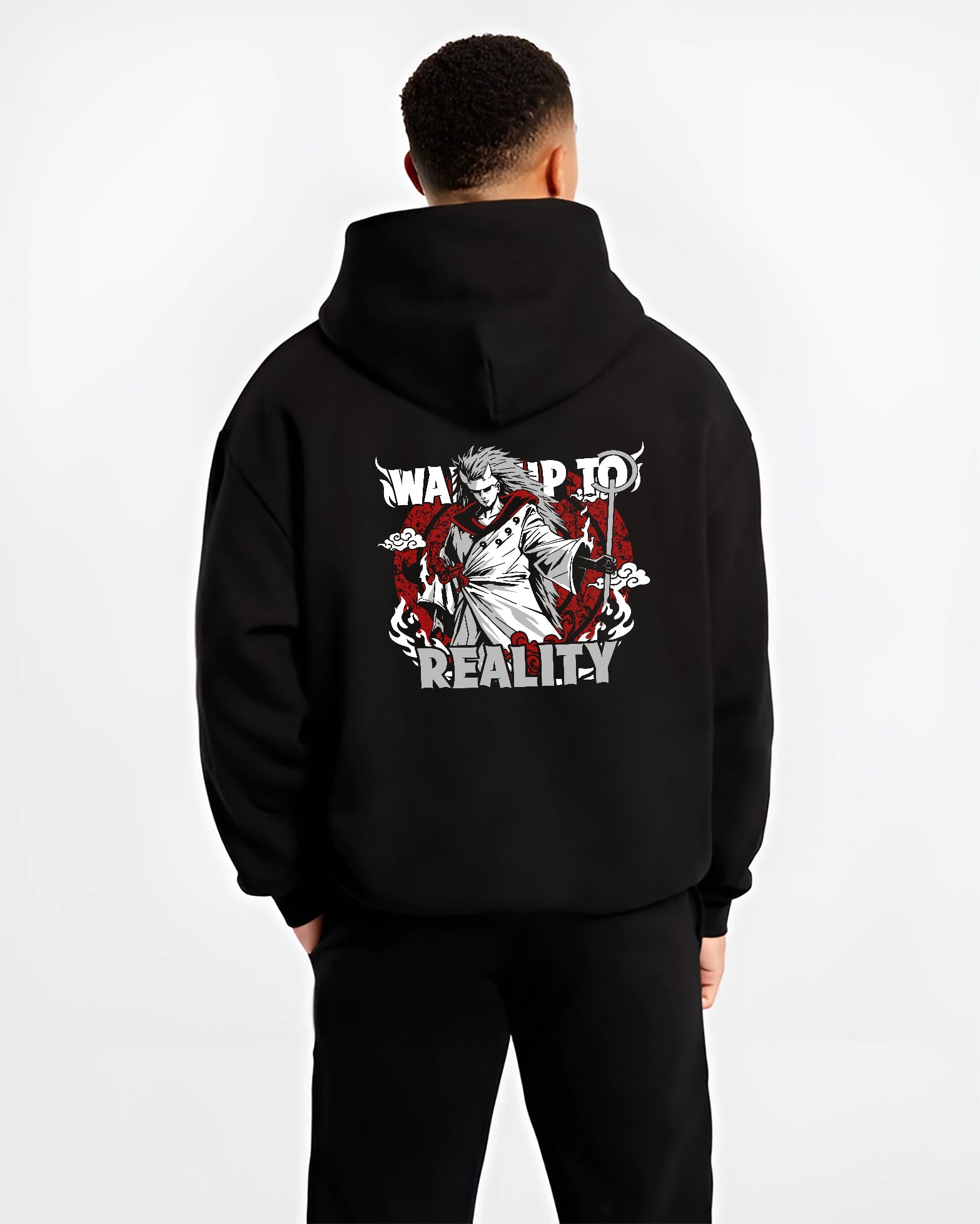 Madara Uchiha "Wake up to reality" 6 Paths Naruto Anime Inspired | Unique Sweatshirt Oversized T-shirt Hoodie