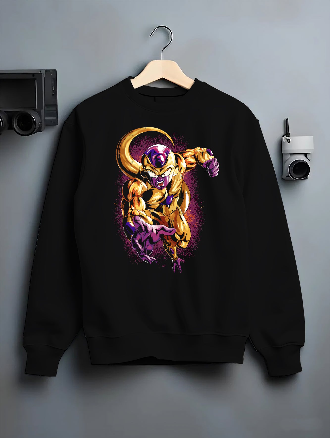 Golden Freiza Final Form Power Pose D.B.Z Vegeta Anime Freiza Movie Inspired | Unique Sweatshirt Oversized T-shirt Hoodie