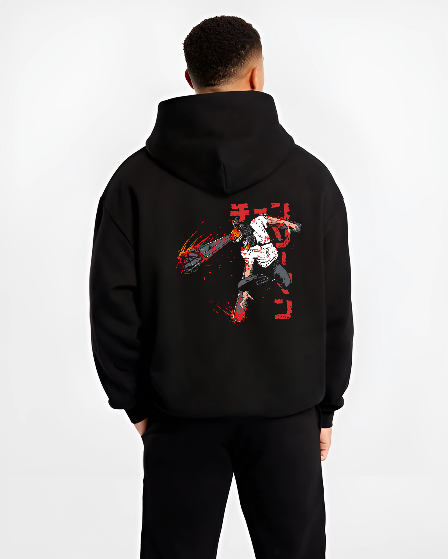 Denji x Pochita - Chainsaw Man Devil | Unique Hoodie Sweatshirt Oversized T-shirt