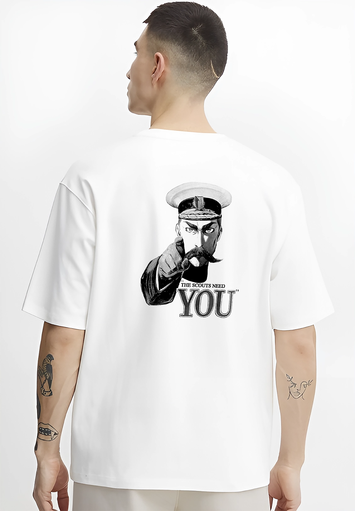 "Commander Erwin x Lord Kitchener The scouts need you - AOT" Unique Anime TEE