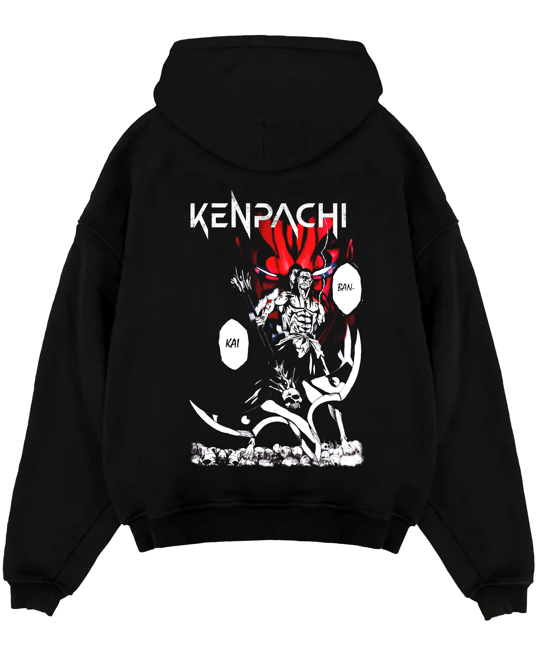 Kenpachi Zaraki Bankai Bleach TYBW Anime Inspired | Unique Sweatshirt Oversized T-shirt Hoodie