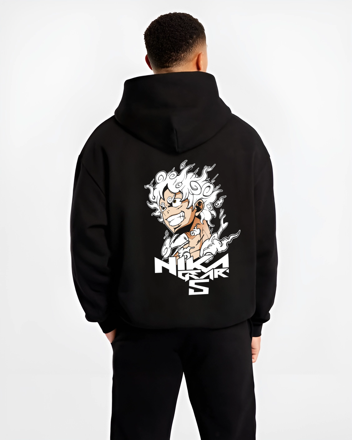 Luffy Gear 5 Joy Boy Strawhat Anime Inspired | Hoodie Sweatshirt Oversized T-shirt