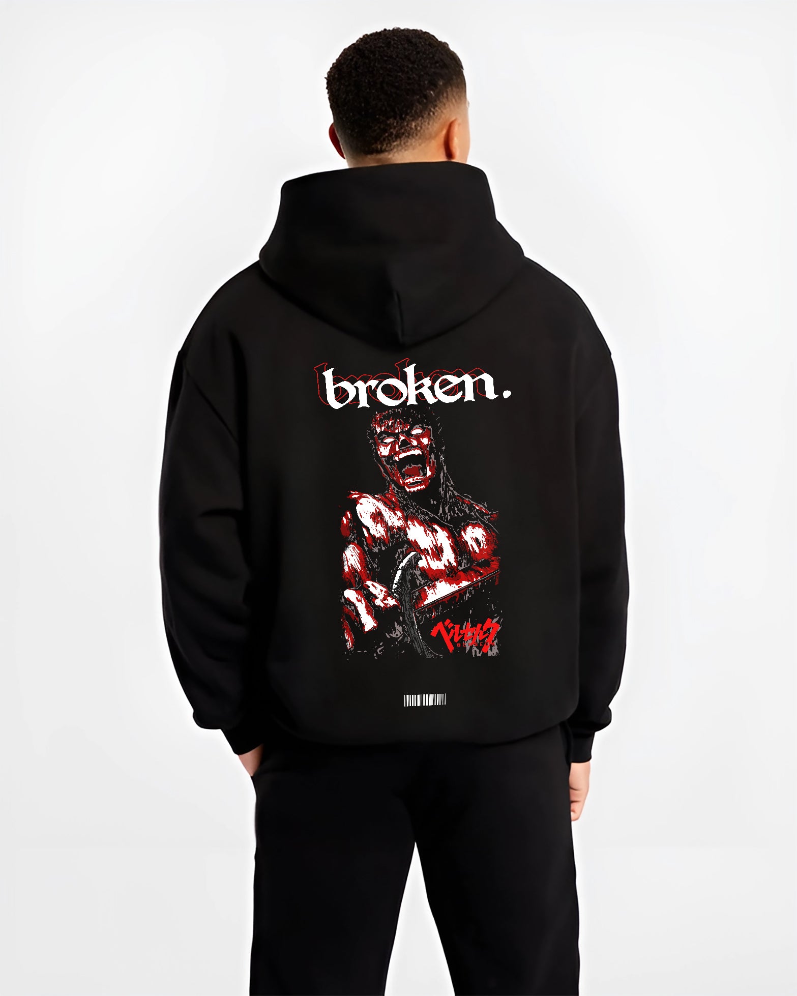 Guts "Broken" Beserk Anime Inspired | Unique Sweatshirt Oversized T-shirt Hoodie