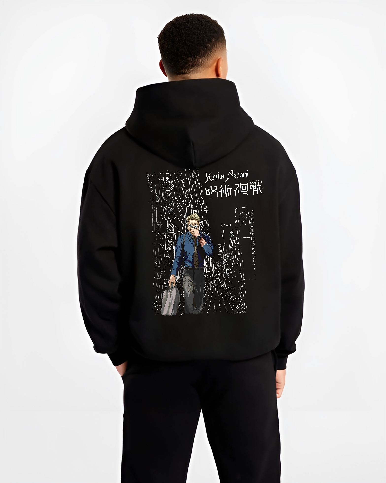 Kento Nanami x Shibuya Jujutsu Kaisen JJK Premium Anime Inspired | Unique Sweatshirt Oversized T-shirt Hoodie