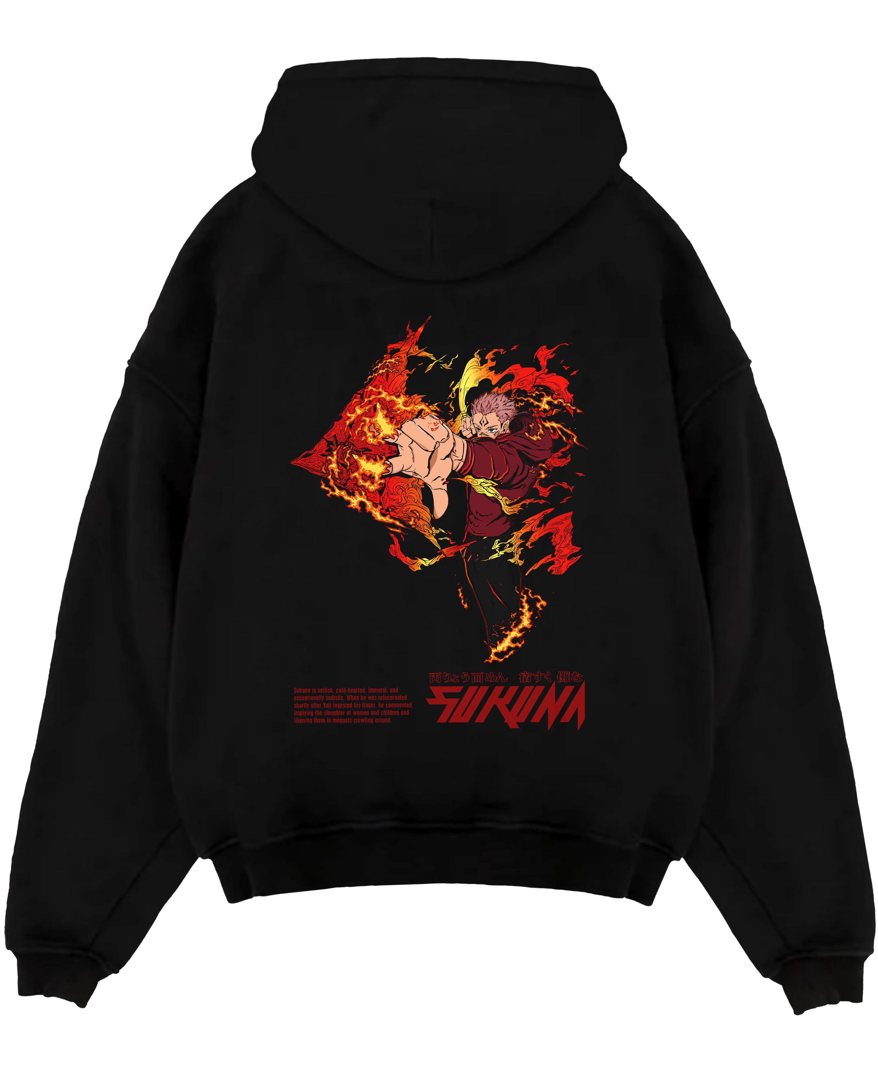 Sukuna x Fire Arrow - Jujutsu Kaisen JJK Premium Anime Inspired | Unique Sweatshirt Oversized T-shirt Hoodie