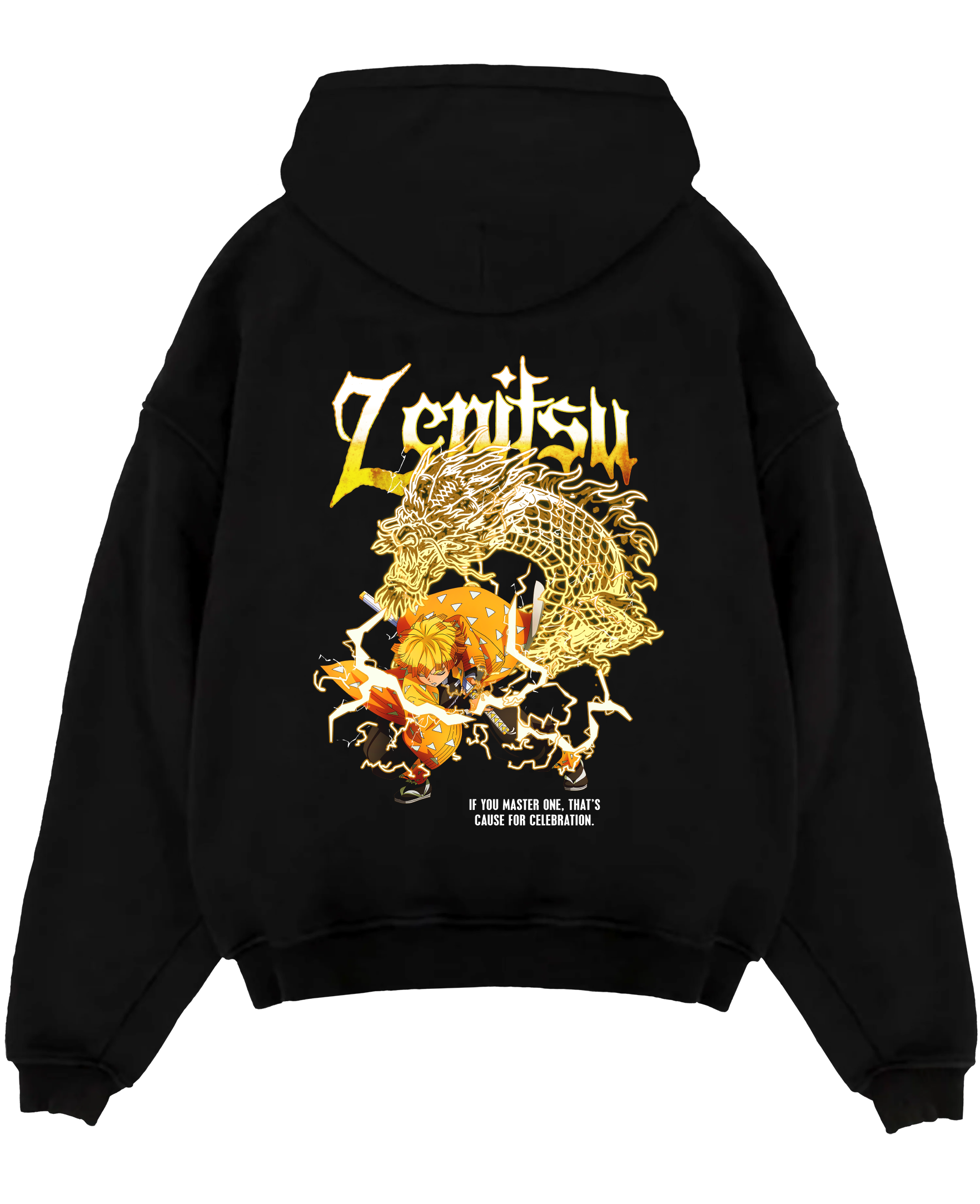 Zenitsu Lightening Breath First Form Kimetsu no Yaiba Demon Slayer Inspired | Hoodie Sweatshirt Oversized T-shirt